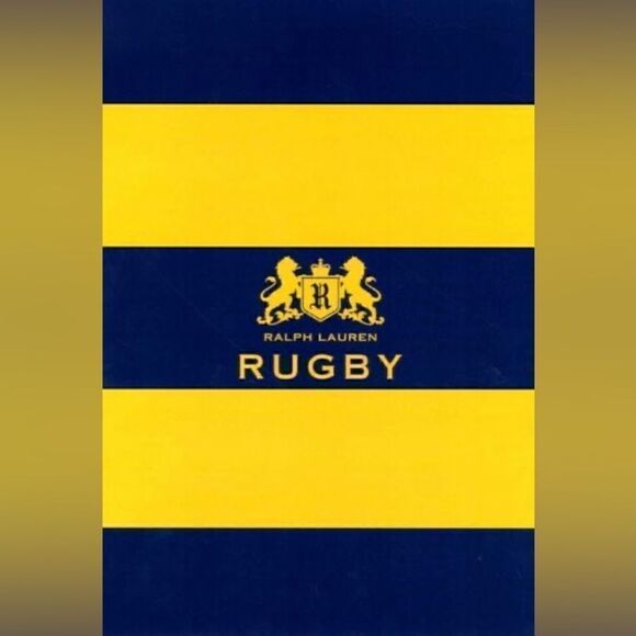 Rugby Ralph Lauren Fall 2008 Black, Navy, White & Yellow Stretch Polo Shirt - Picture 6 of 16